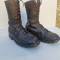 Paire de bottes de saut TAP Mdle 1950/53 cuir noir 