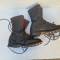 Paire de bottes de saut TAP Mdle 1950/53 cuir noir 