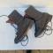 Paire de bottes de saut TAP Mdle 1950/53 cuir noir 
