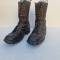 Paire de bottes de saut TAP Mdle 1950/53 cuir noir 