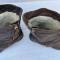 Paire de bottes de vol Mdle 1929 fourrées mouton cuir marron 