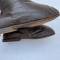 Paire de bottes de vol Mdle 1929 fourrées mouton cuir marron 