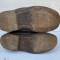 Paire de bottes de vol Mdle 1929 fourrées mouton cuir marron 