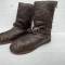 Paire de bottes de vol Mdle 1929 Navigant , calorifugées , cuir marron 