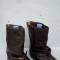 Paire de bottes de vol Mdle 1929 Navigant , calorifugées , cuir marron 