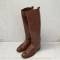 Paire de bottes officier cuir havane 