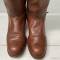 Paire de Bottes Officier cuir marron