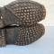 Paire de brodequins cloutés de montagne Mdle 1935 cuir marron 