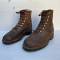 Paire de brodequins cloutés de montagne Mdle 1940 cuir marron 