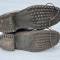 Paire de brodequins cloutés troupe Mdle 1917 cuir marron 