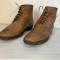 Paire de brodequins Mdle 1917 troupe cloutés cuir marron 