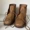 Paire de brodequins Mdle 1917 troupe cloutés cuir marron 