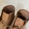 Paire de brodequins Mdle 1917 troupe cloutés cuir marron 