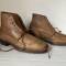 Paire de brodequins Mdle 1917 troupe cloutés cuir marron 