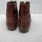 Paire de brodequins officier cuir havane 