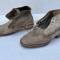 Paire de brodequins Troupe cloutés Mdle 1917 Cuir fauve 