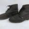 Paire de brodequins troupe cloutés Mdle 1917 cuir noir 