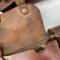 Paire de cartouchières Mdle 1938 cuir marron 