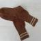 Paire de chaussettes réglementaires laine marron 