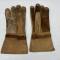 Paire de gants Mdle 1935 Troupe motorisée toile  et cuir 