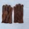Paire de gants officier cuir havane 