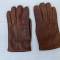 Paire de gants officier cuir marron 