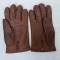 Paire de gants officier cuir marron 
