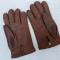 Paire de gants officier cuir marron 