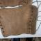 Paire de guètres troupe Mdle 1940 Carton cuir marron 