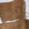 Paire de guètres troupe Mdle 1940 Carton cuir marron 