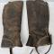 Paire de jambières cavalier Mdle 1916 Cuir noir 