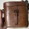 Paire de Jumelles officier et Etui cuir fauve
