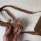 Paire de Jumelles officier et Etui cuir fauve