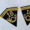 Paire de pattes de col troupe Mdle 1939 Chasseur a Pied 