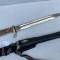 Police Baionnette Mdle 'court' dragonne et gousset cuir 