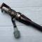 Police Baionnette troupe dragonne et gousset cuir marron 
