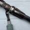 Police Baionnette troupe dragonne et gousset cuir marron 