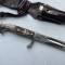 Police Baionnette troupe dragonne et gousset cuir marron 