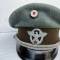 Police casquette officier drap vert 