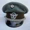 Police casquette officier drap vert 