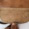 Porte cartes officier ' Liseuse' et sangle cuir marron 