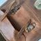 Porte Cartes Officier cuir marron