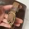 Porte Cartes Officier cuir marron