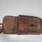 Porte cartes officier en cuir marron 