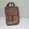 Porte cartes officier en cuir marron 