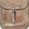 Porte cartes officier en cuir marron 