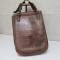 Porte cartes officier en cuir marron 