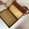 Porte cartes officier en cuir marron  Type ' Liseuse'