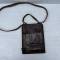 Porte cartes officier type Liseuse cuir marron 