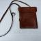 Porte cartes officier type liseuse cuir marron 